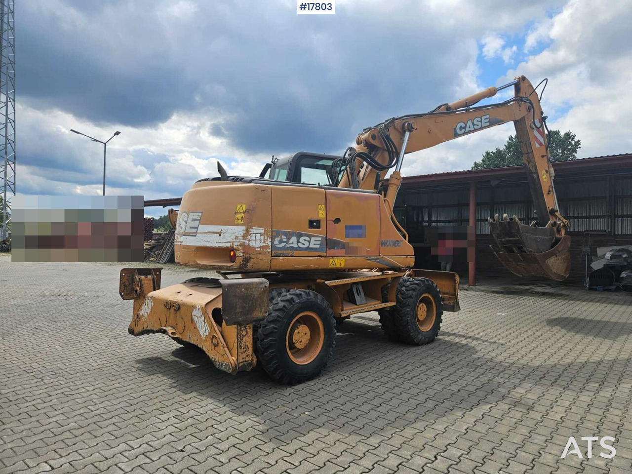 2008 Case WX 165 - Wheel excavator: picture 3 2008 Case WX 165 - Wheel excavator: picture 3
