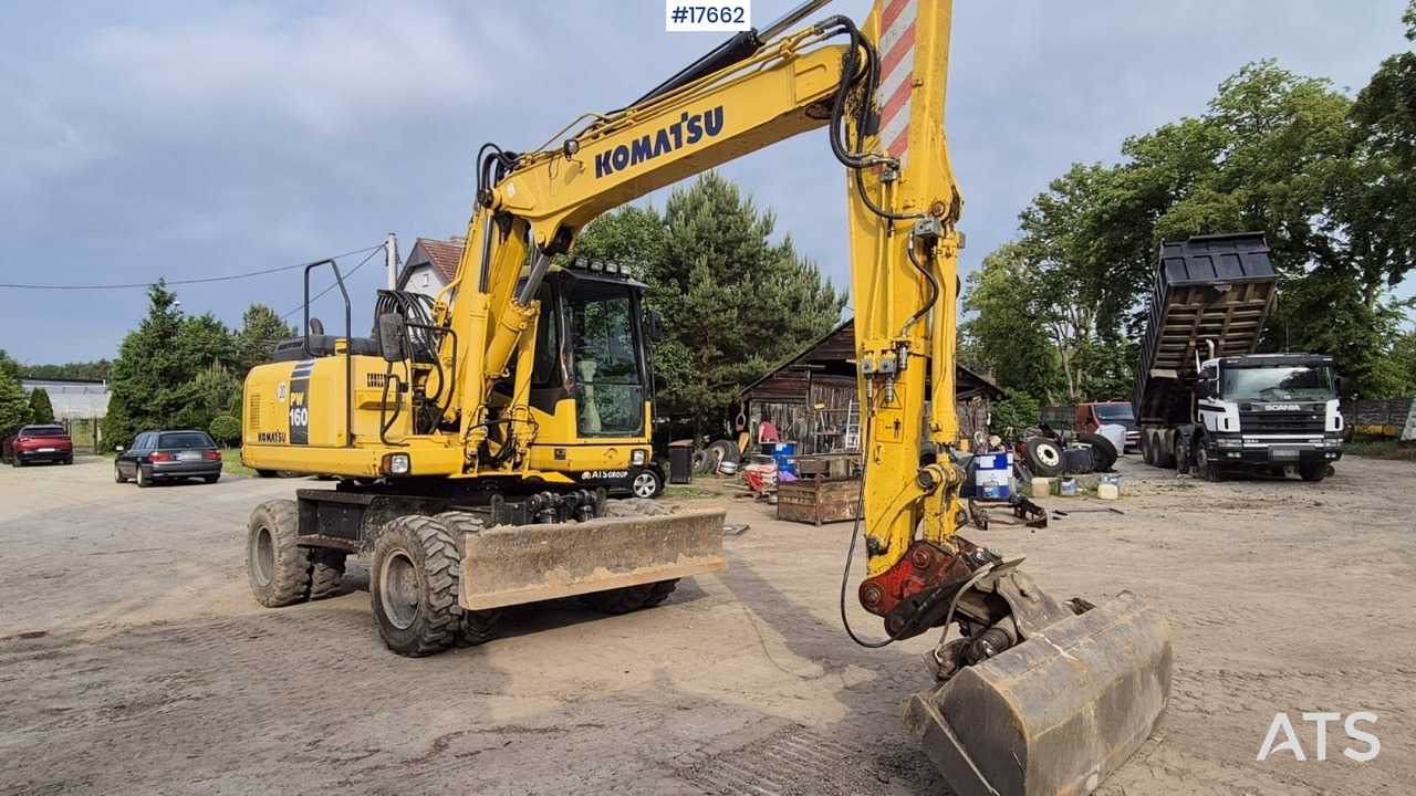 2012 Komatsu PW 160 - Wheel excavator: picture 3 2012 Komatsu PW 160 - Wheel excavator: picture 3