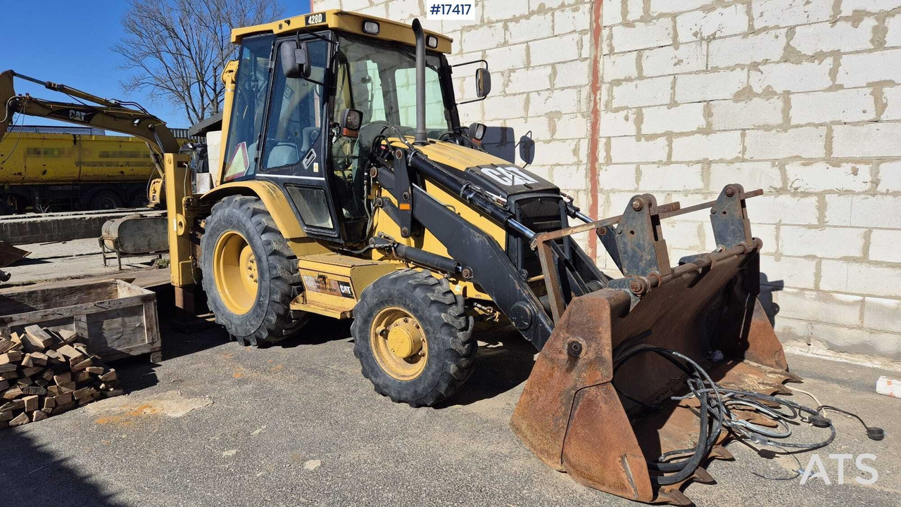Backhoe loader CATERPILLAR 428 D 4x4 (2004) - Backhoe loader: picture 4 Backhoe loader CATERPILLAR 428 D 4x4 (2004) - Backhoe loader: picture 4