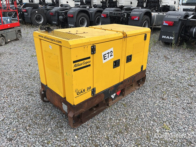 2011 Atlas Copco QAS20KDS 19 kVA Skid-Mounted Generator Set - Generator set: picture 2 2011 Atlas Copco QAS20KDS 19 kVA Skid-Mounted Generator Set - Generator set: picture 2