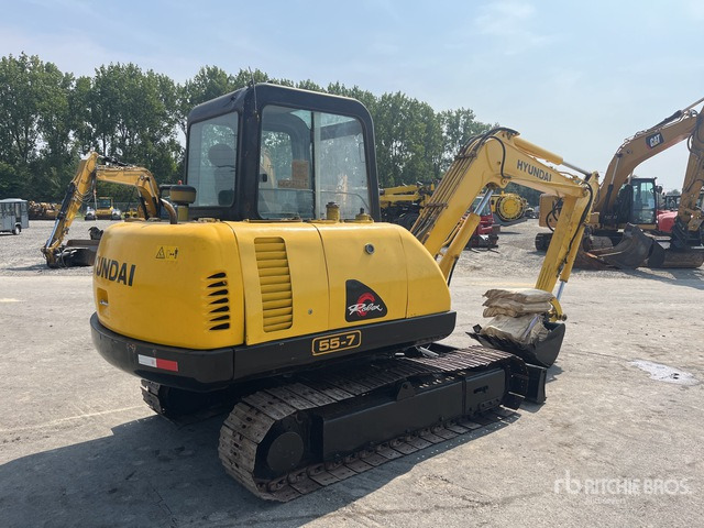 2013 Hyundai R55-7 Tracked Excavator - Crawler excavator: picture 4 2013 Hyundai R55-7 Tracked Excavator - Crawler excavator: picture 4