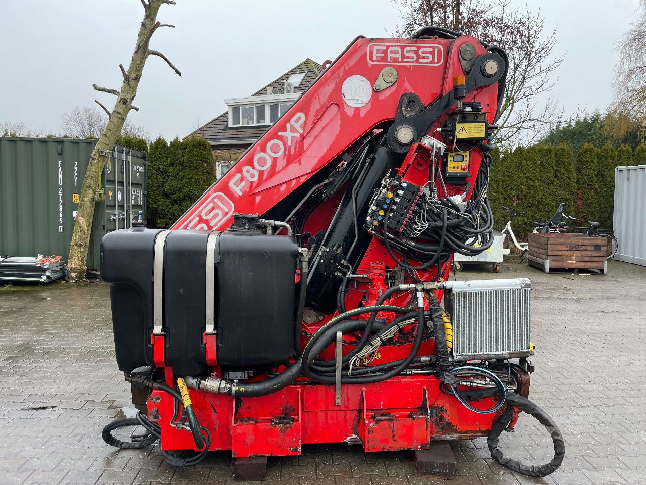 Fassi F800 with jib flyjib - Loader crane: picture 1 Fassi F800 with jib flyjib - Loader crane: picture 1