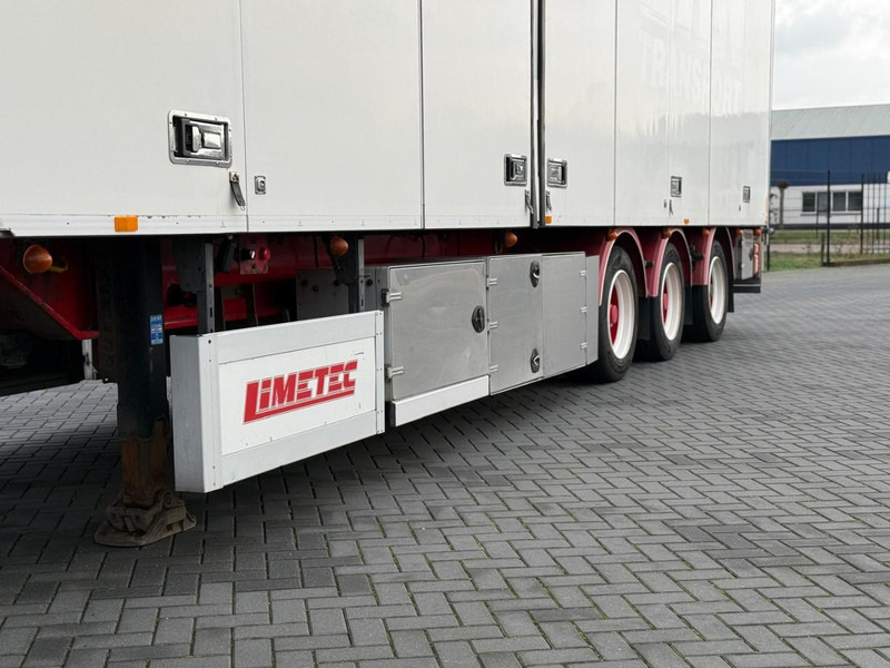 Refrigerator semi-trailer Limetec PPU342 MEGA, ZIJDEUREN, WEINIG UREN, STUURAS, TOPSTAAT.: picture 11 Refrigerator semi-trailer Limetec PPU342 MEGA, ZIJDEUREN, WEINIG UREN, STUURAS, TOPSTAAT.: picture 11