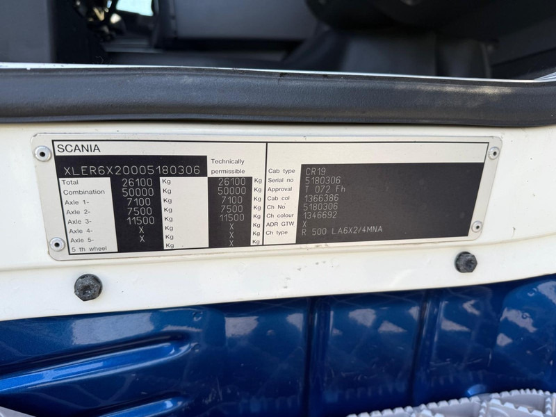 Tractor unit Scania R 500 A 6X2/4 STEERING PUSHER, MANUEL, RETARDER, LEATHER, TOP.: picture 20