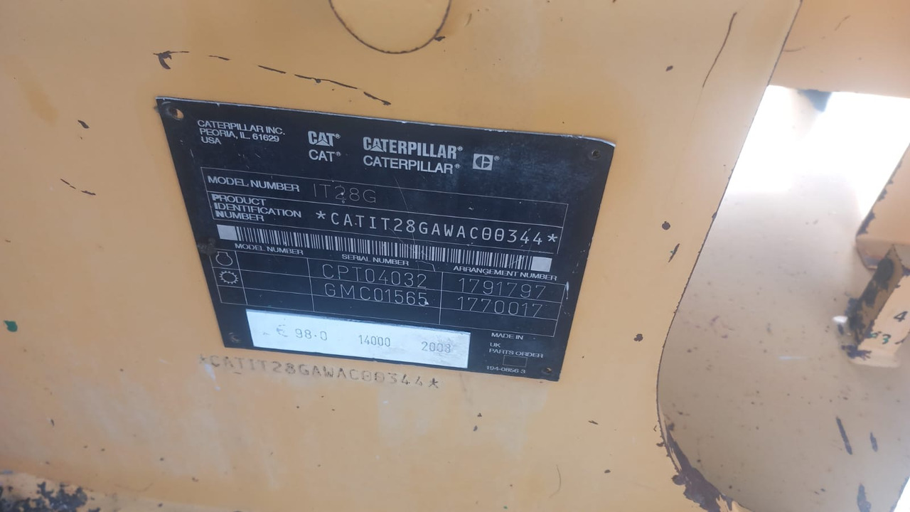 Wheel loader Caterpillar IT28G2: picture 8 Wheel loader Caterpillar IT28G2: picture 8