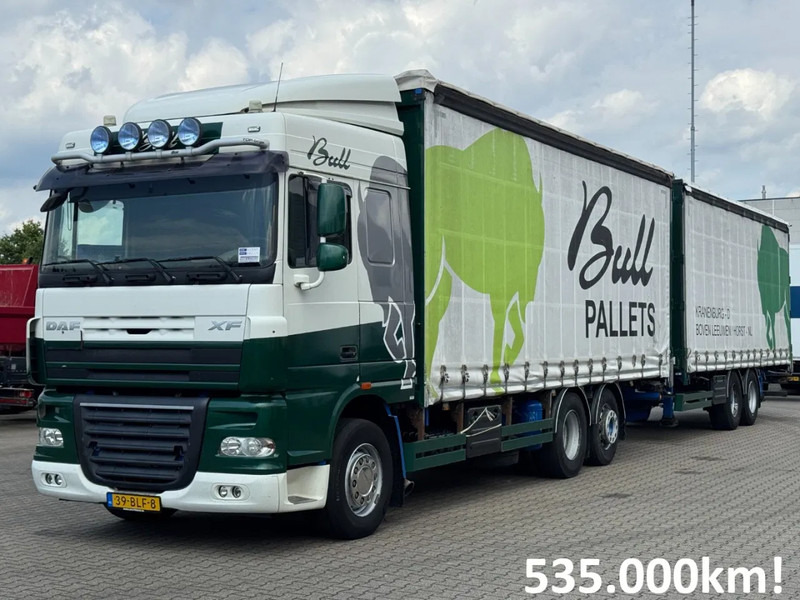 DAF XF 105 460 6x2*4 FAN Schuifzeilen Combi Doorlaadsysteem - Curtainsider truck: picture 1 DAF XF 105 460 6x2*4 FAN Schuifzeilen Combi Doorlaadsysteem - Curtainsider truck: picture 1