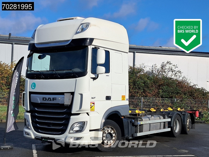 DAF XF 480 6X2 BDF SSC Retarder Lift-Steering Axle Standklima ACC Euro 6 - Container transporter/ Swap body truck: picture 1 DAF XF 480 6X2 BDF SSC Retarder Lift-Steering Axle Standklima ACC Euro 6 - Container transporter/ Swap body truck: picture 1