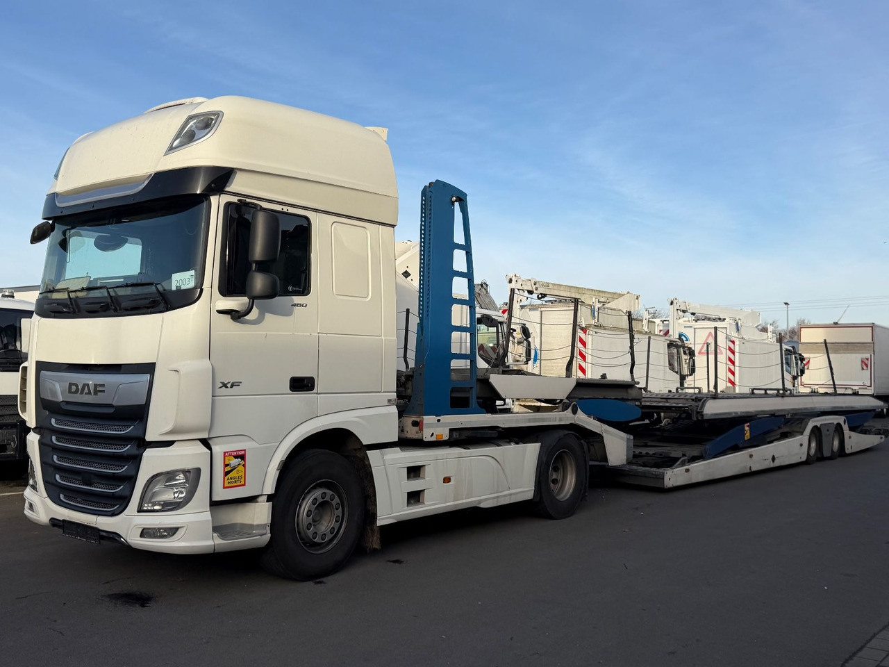 DAF XF 480 Retarder SSC + 2017 Eurolohr, VDI 2700 - Autotransporter truck: picture 1 DAF XF 480 Retarder SSC + 2017 Eurolohr, VDI 2700 - Autotransporter truck: picture 1