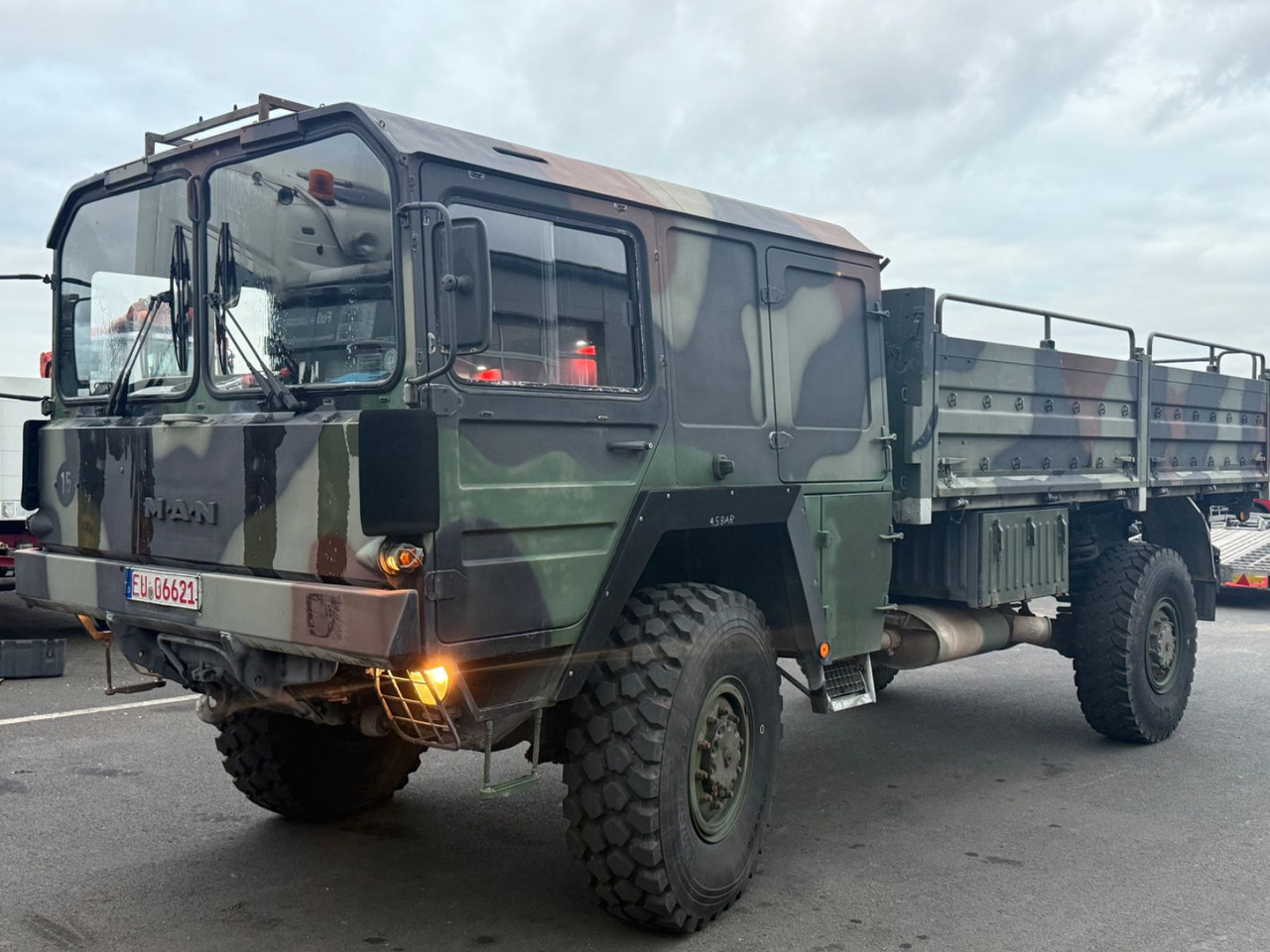 MAN KAT 1 5T MIL GL 4x4 , Pritsche, Allrad, viel neu - Dropside/ Flatbed truck: picture 2 MAN KAT 1 5T MIL GL 4x4 , Pritsche, Allrad, viel neu - Dropside/ Flatbed truck: picture 2