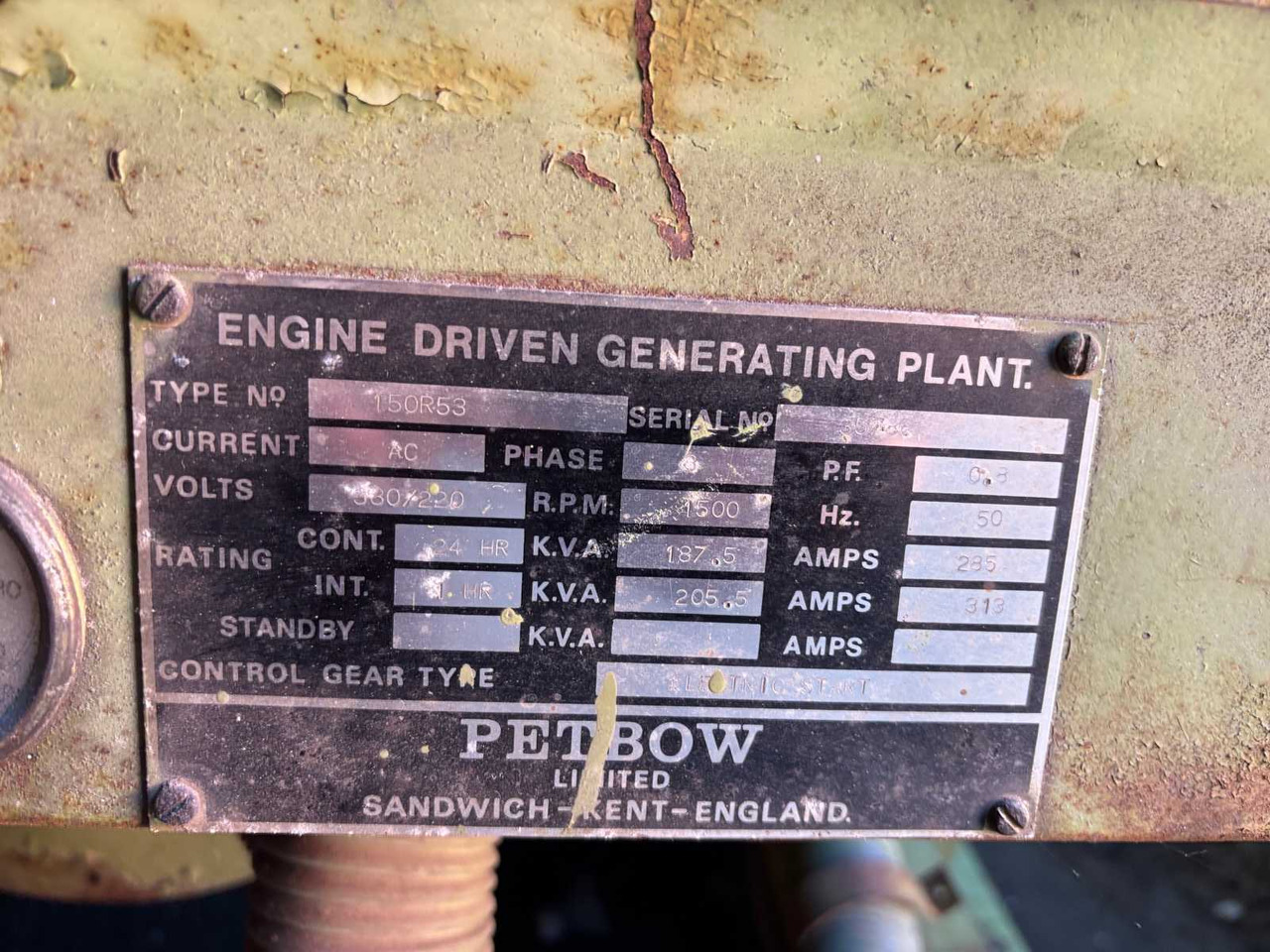 Diesel Generator Petbow 150R53 - Generator set: picture 3 Diesel Generator Petbow 150R53 - Generator set: picture 3