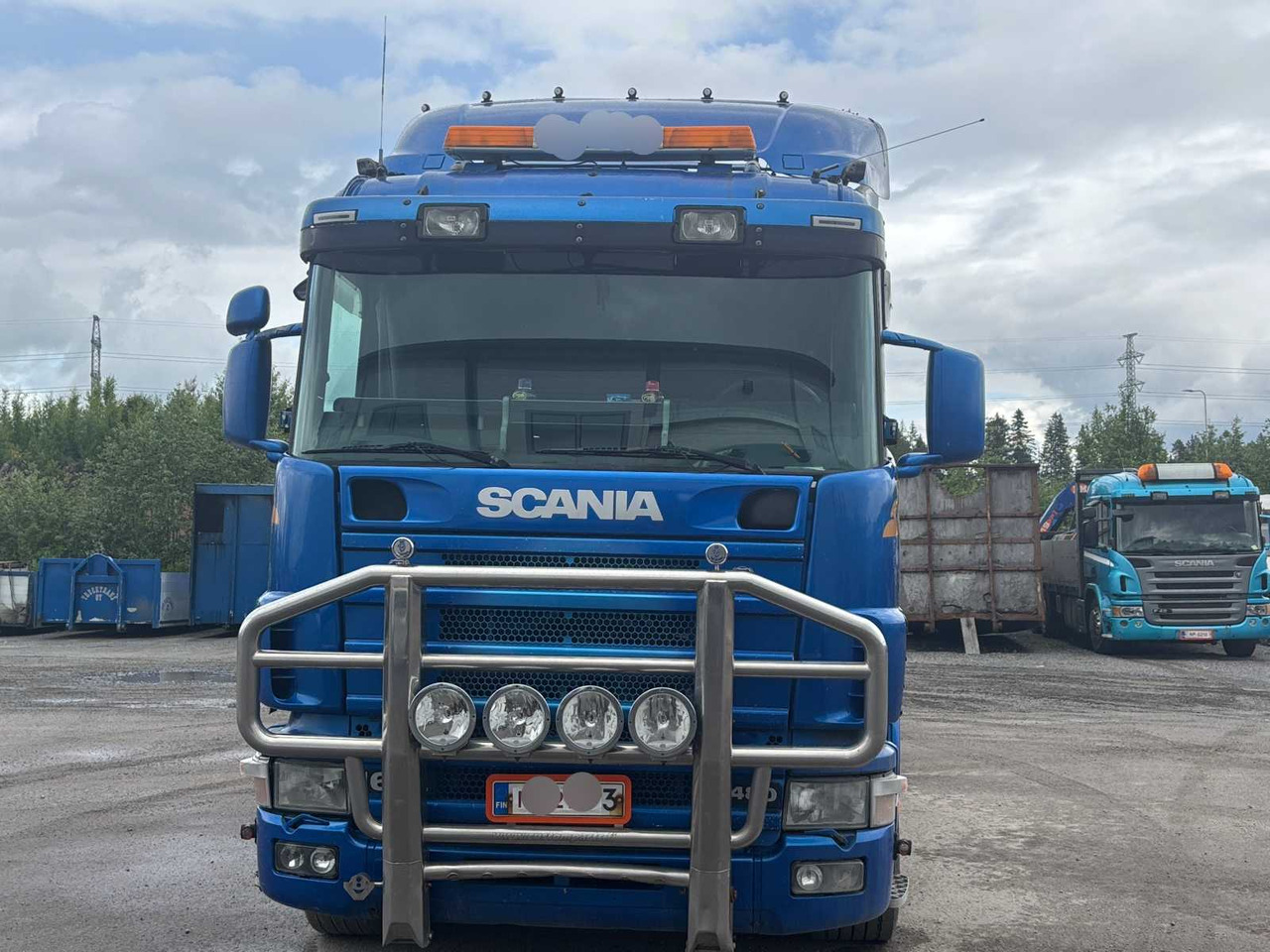 Truck Scania R 164 460 + crane PM 35.5 SP - Dropside/ Flatbed truck, Crane truck: picture 2 Truck Scania R 164 460 + crane PM 35.5 SP - Dropside/ Flatbed truck, Crane truck: picture 2