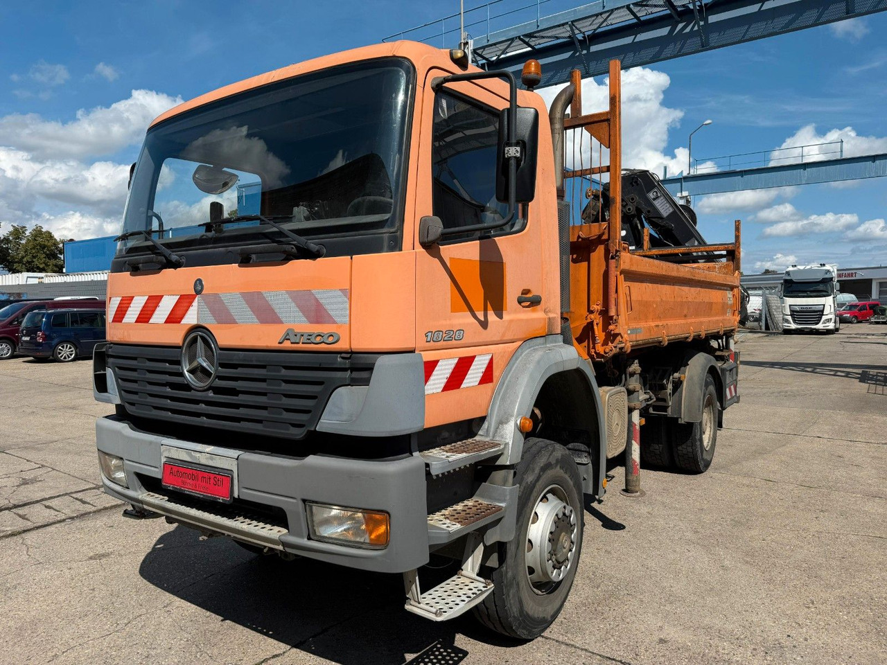 Mercedes-Benz ATEGO 1828 4X4 MEILER + HIAB KRAN 144 FS-3 - Tipper, Crane truck: picture 5 Mercedes-Benz ATEGO 1828 4X4 MEILER + HIAB KRAN 144 FS-3 - Tipper, Crane truck: picture 5