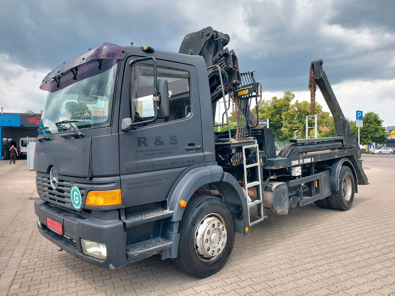 Mercedes-Benz Actros 1828 Hiab Absetzkipper Hiab Kran Absetzer - Tipper, Crane truck: picture 5 Mercedes-Benz Actros 1828 Hiab Absetzkipper Hiab Kran Absetzer - Tipper, Crane truck: picture 5