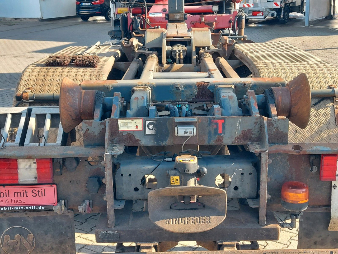 Hook lift truck, Crane truck Mercedes-Benz Actros 6-Zyl. 2541 HMF KRAN ABROLLKIPPER: picture 9