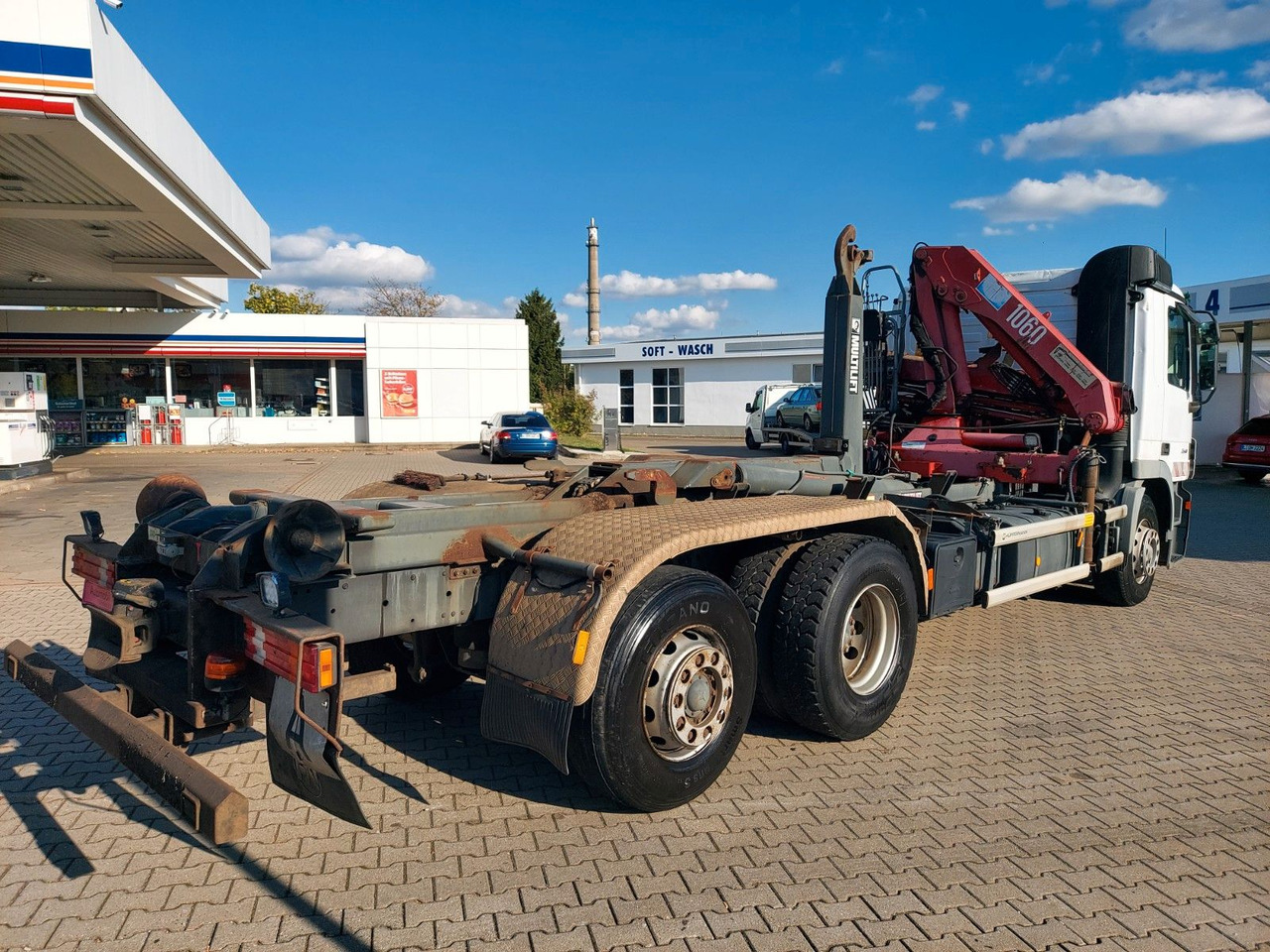 Hook lift truck, Crane truck Mercedes-Benz Actros 6-Zyl. 2541 HMF KRAN ABROLLKIPPER: picture 8