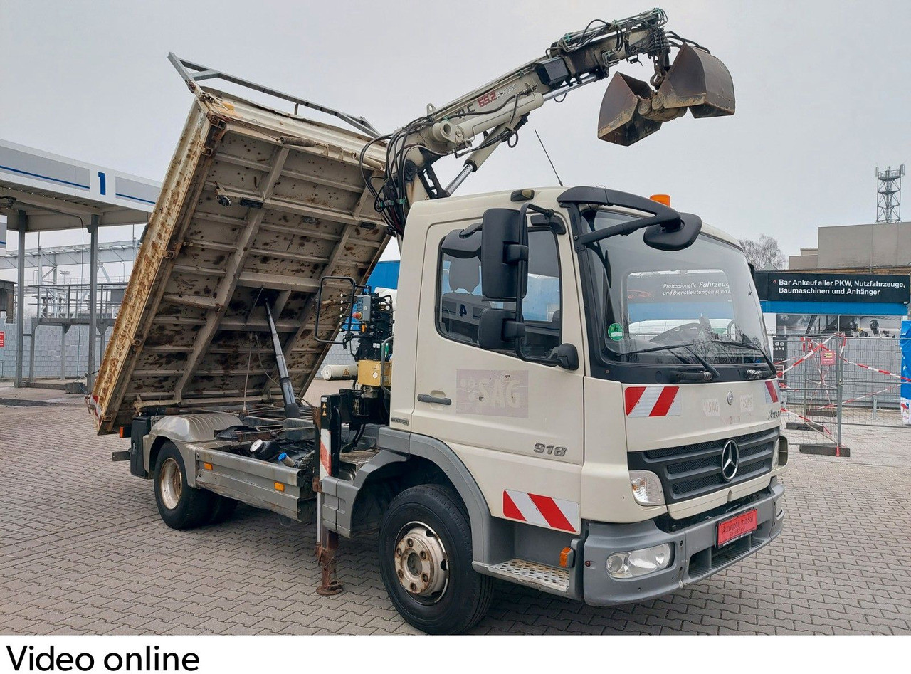 Mercedes-Benz Atego 2 4-Zyl. 4x2 918 TEREX KRAN 3-Seiten Kipp - Tipper, Crane truck: picture 2 Mercedes-Benz Atego 2 4-Zyl. 4x2 918 TEREX KRAN 3-Seiten Kipp - Tipper, Crane truck: picture 2