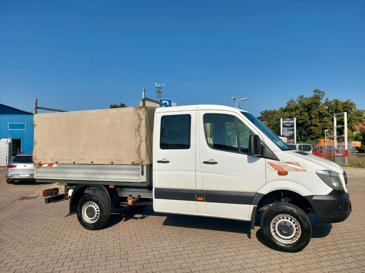 Mercedes-Benz Sprinter II Pritsche DoKa 316 4X4 6Sitze Klima - Curtain side van, Combi van: picture 5 Mercedes-Benz Sprinter II Pritsche DoKa 316 4X4 6Sitze Klima - Curtain side van, Combi van: picture 5