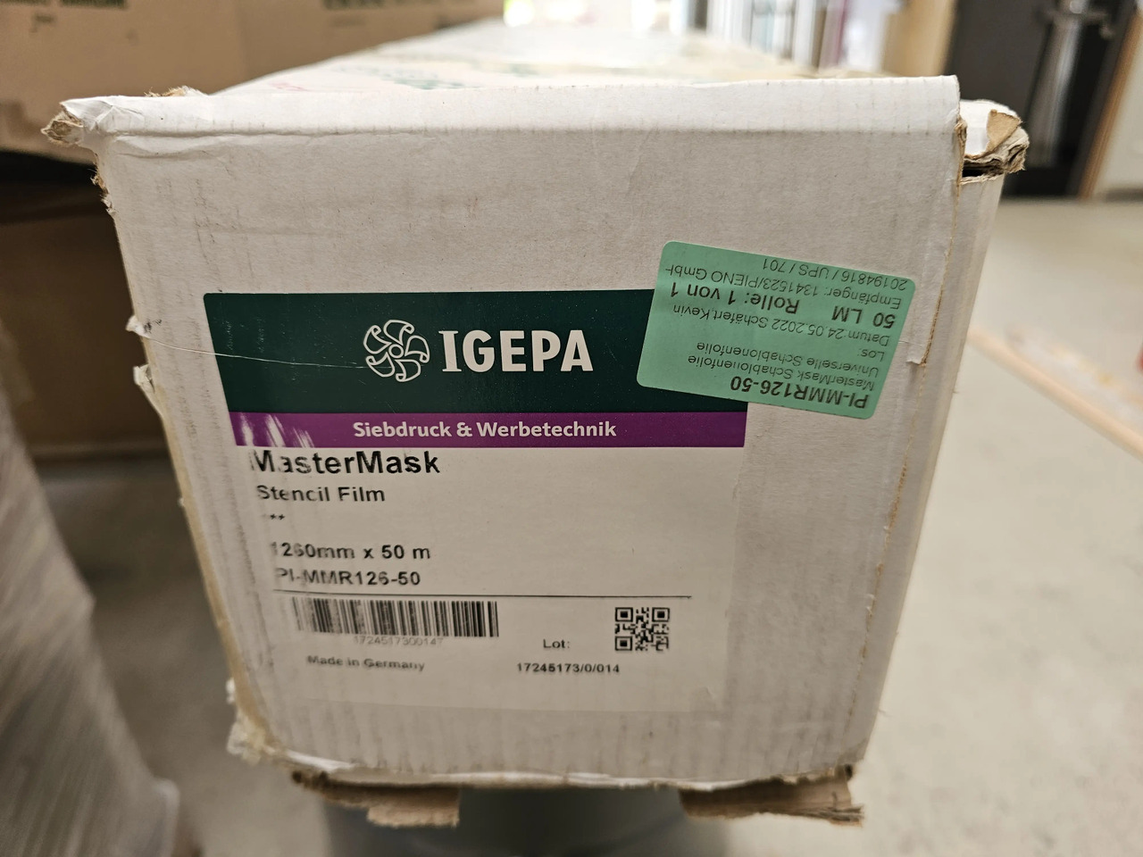1 Stk. Maskierfolie (Igepa) - Tool/ Equipment: picture 1 1 Stk. Maskierfolie (Igepa) - Tool/ Equipment: picture 1