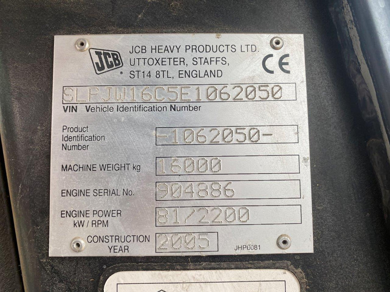 Wheel excavator JCB JS160W NVT: picture 7