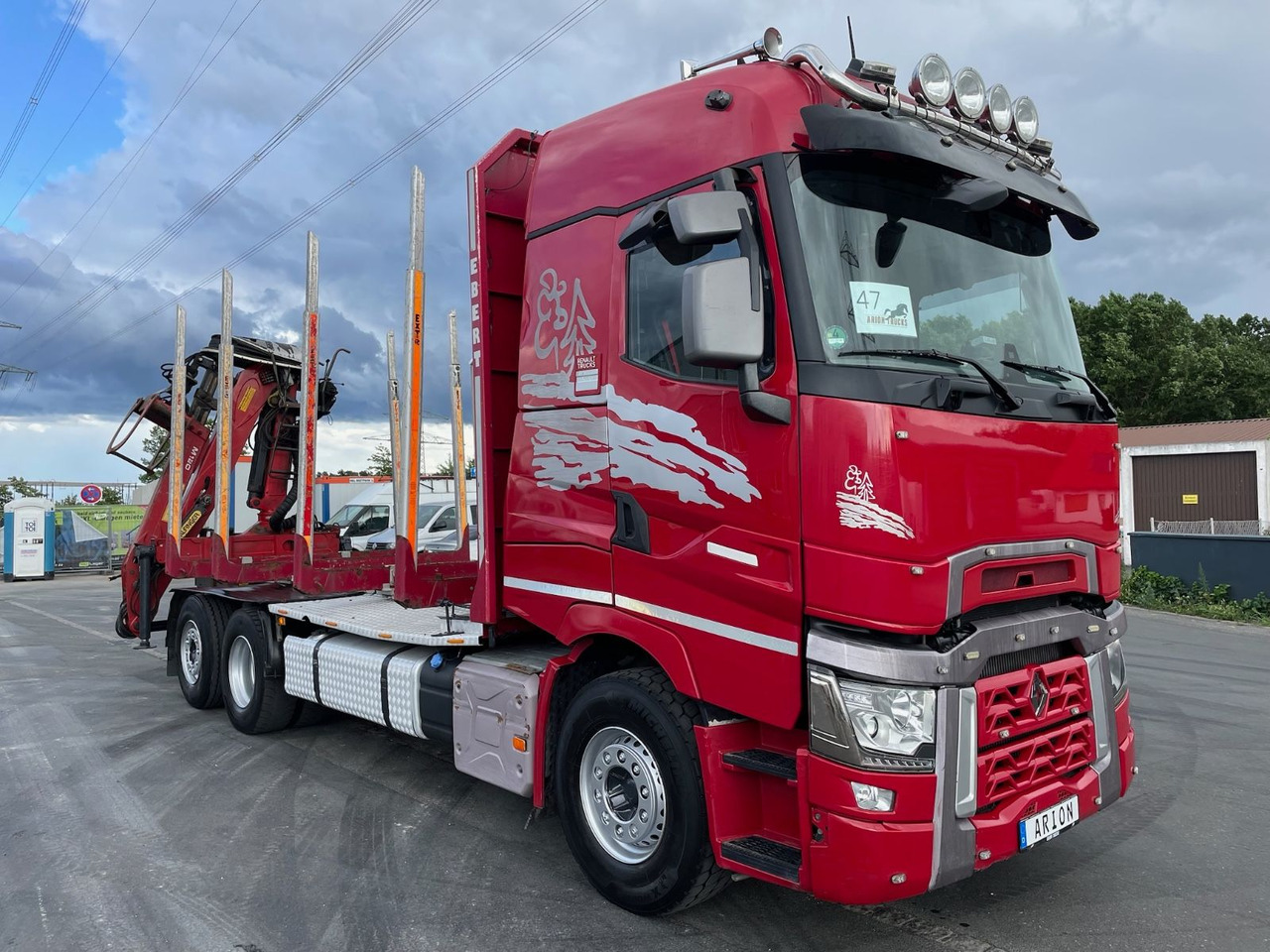 Renault T520 6x2 Kurzholz/PALFINGER/E120Z/VOLVO-ENGINE - Timber truck, Crane truck: picture 1 Renault T520 6x2 Kurzholz/PALFINGER/E120Z/VOLVO-ENGINE - Timber truck, Crane truck: picture 1