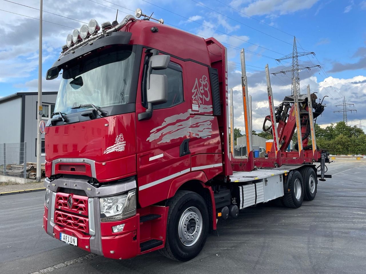 Renault T520 6x2 Kurzholz/PALFINGER/E120Z/VOLVO-ENGINE - Timber truck, Crane truck: picture 3 Renault T520 6x2 Kurzholz/PALFINGER/E120Z/VOLVO-ENGINE - Timber truck, Crane truck: picture 3