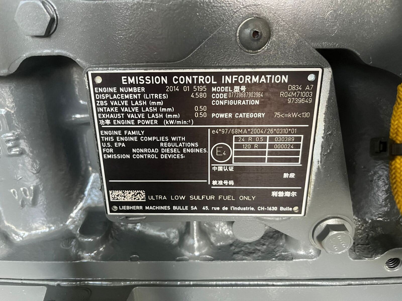 Liebherr Engine D834 A7 - Engine: picture 5 Liebherr Engine D834 A7 - Engine: picture 5