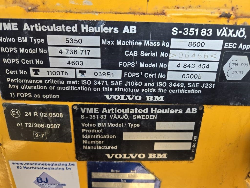 Articulated dumper Volvo BM A 25: picture 21