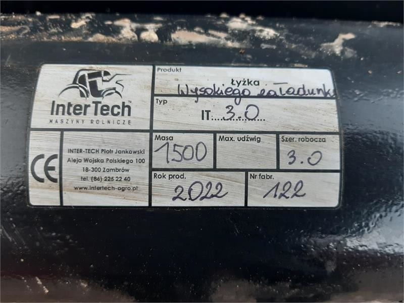 Inter-Tech højtipskovl inter-tech 3 meters - Agricultural machinery: picture 4 Inter-Tech højtipskovl inter-tech 3 meters - Agricultural machinery: picture 4