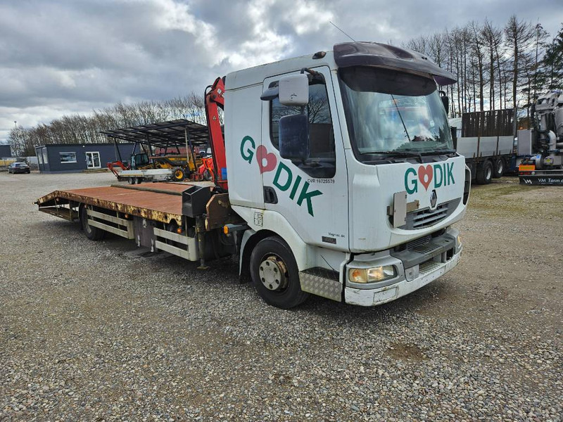 Renault Midlum 220 Machine/auto Transport and crane(2 stk) - Autotransporter truck: picture 5 Renault Midlum 220 Machine/auto Transport and crane(2 stk) - Autotransporter truck: picture 5
