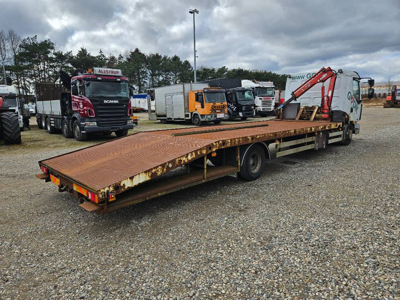 Renault Midlum 220 Machine/auto Transport and crane(2 stk) - Autotransporter truck: picture 4 Renault Midlum 220 Machine/auto Transport and crane(2 stk) - Autotransporter truck: picture 4