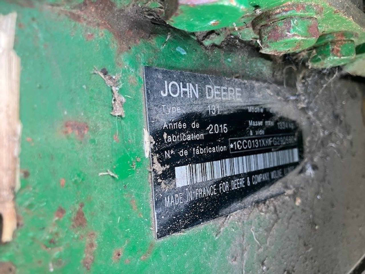 John Deere 131 - Hay and forage equipment: picture 4 John Deere 131 - Hay and forage equipment: picture 4