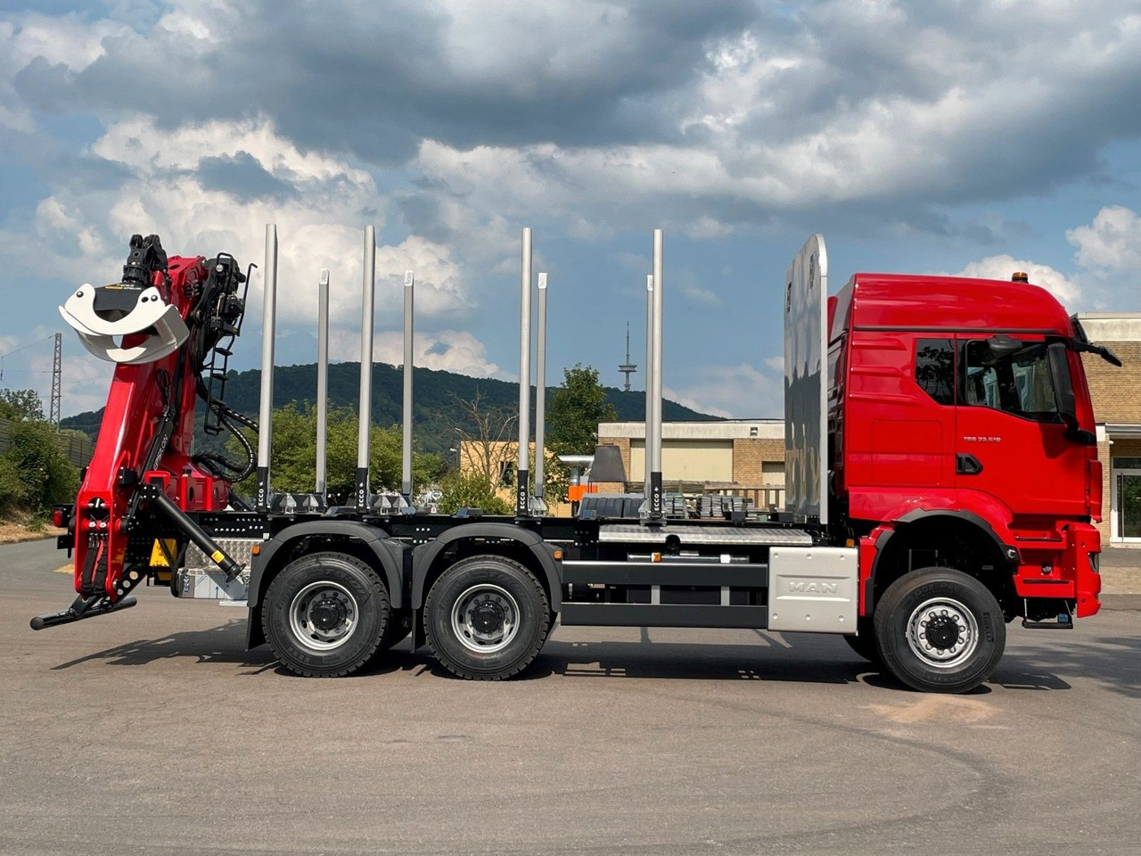 Timber truck, Crane truck MAN TGS 33.520 6X6  Euro6e  Radstand 3900mm EPSILON: picture 8