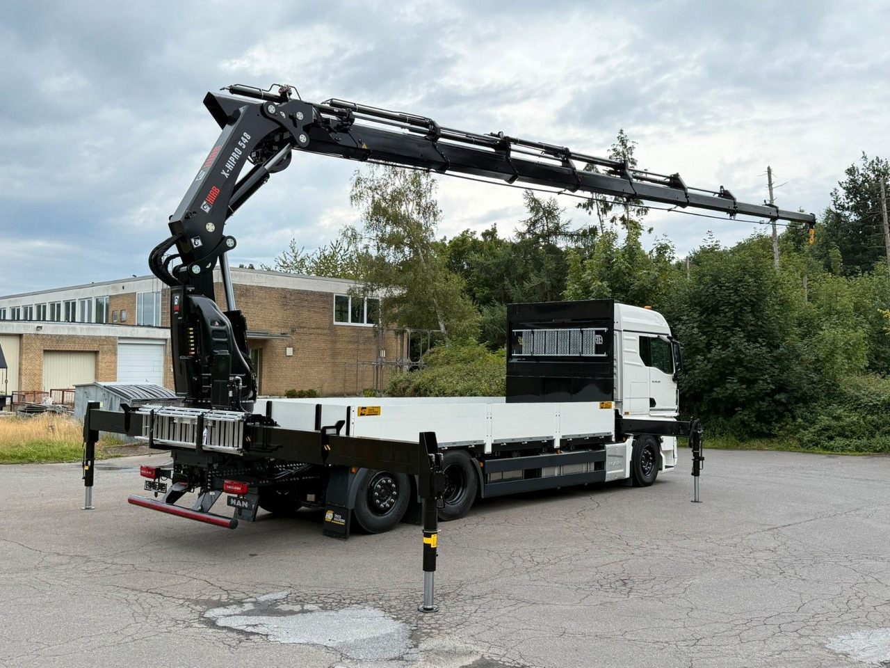 Crane truck MAN TGX 26.520 TG3 Retarder / 6X2 Hiab 548 E 8: picture 15