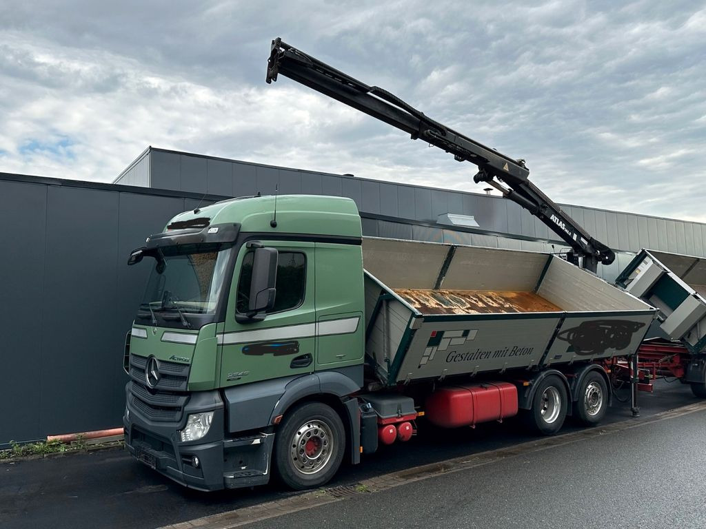 Tipper, Crane truck Mercedes-Benz 2545 6x2 Euro6 2-Seiten-Kipper ATLAS 145 KRAN: picture 6