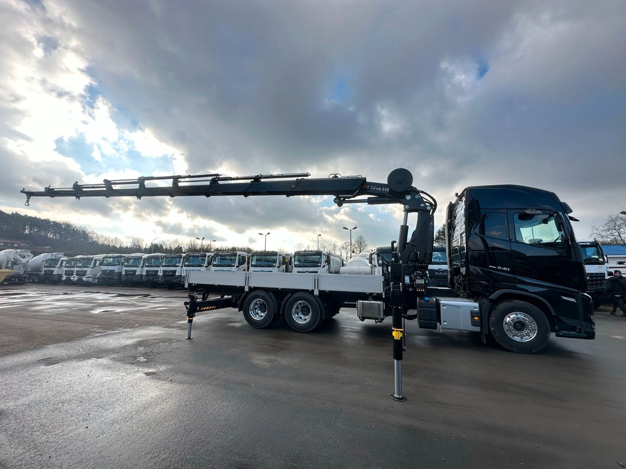 Crane truck Volvo FH 540 6x4 Euro6e   HIAB X-HIPRO 548 E 8: picture 6
