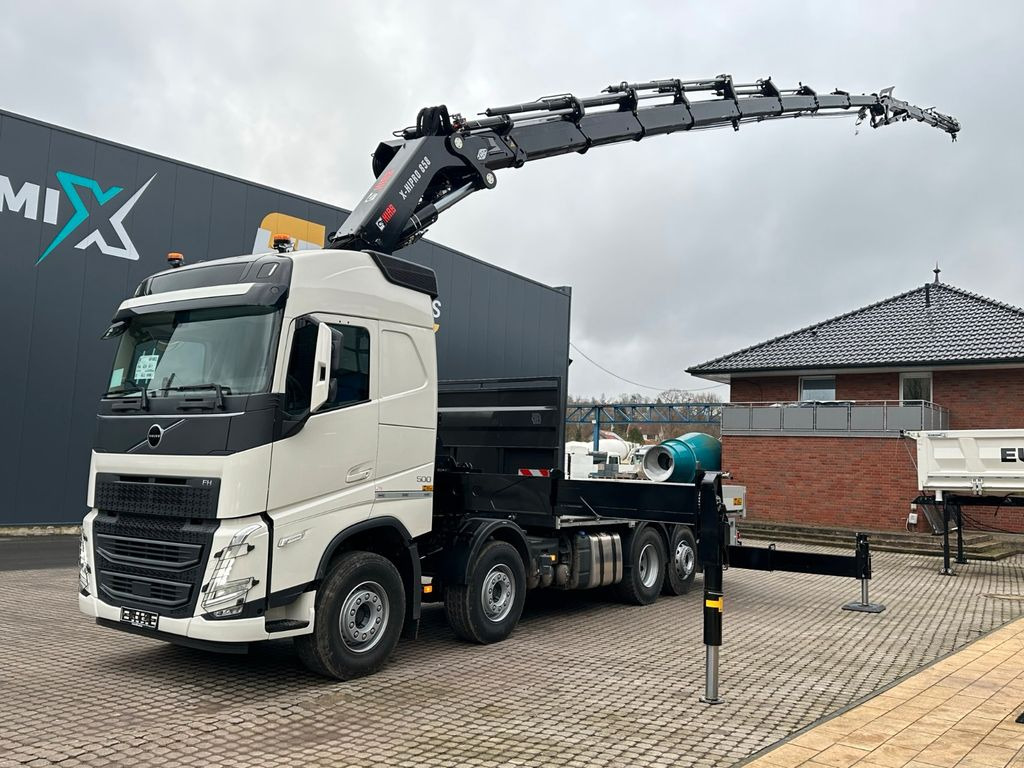 Volvo FH500 8X4 Kran HIAB X-HiPro858E-8 & Jib150x-6 - Crane truck, Dropside/ Flatbed truck: picture 5 Volvo FH500 8X4 Kran HIAB X-HiPro858E-8 & Jib150x-6 - Crane truck, Dropside/ Flatbed truck: picture 5