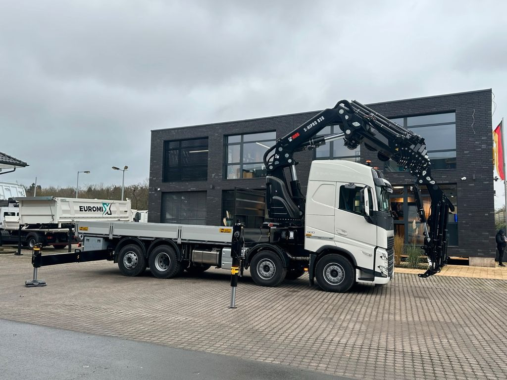 Volvo FH500 8X4 Kran HIAB X-HiPro858E-8 & Jib150x-6 - Dropside/ Flatbed truck, Crane truck: picture 4 Volvo FH500 8X4 Kran HIAB X-HiPro858E-8 & Jib150x-6 - Dropside/ Flatbed truck, Crane truck: picture 4