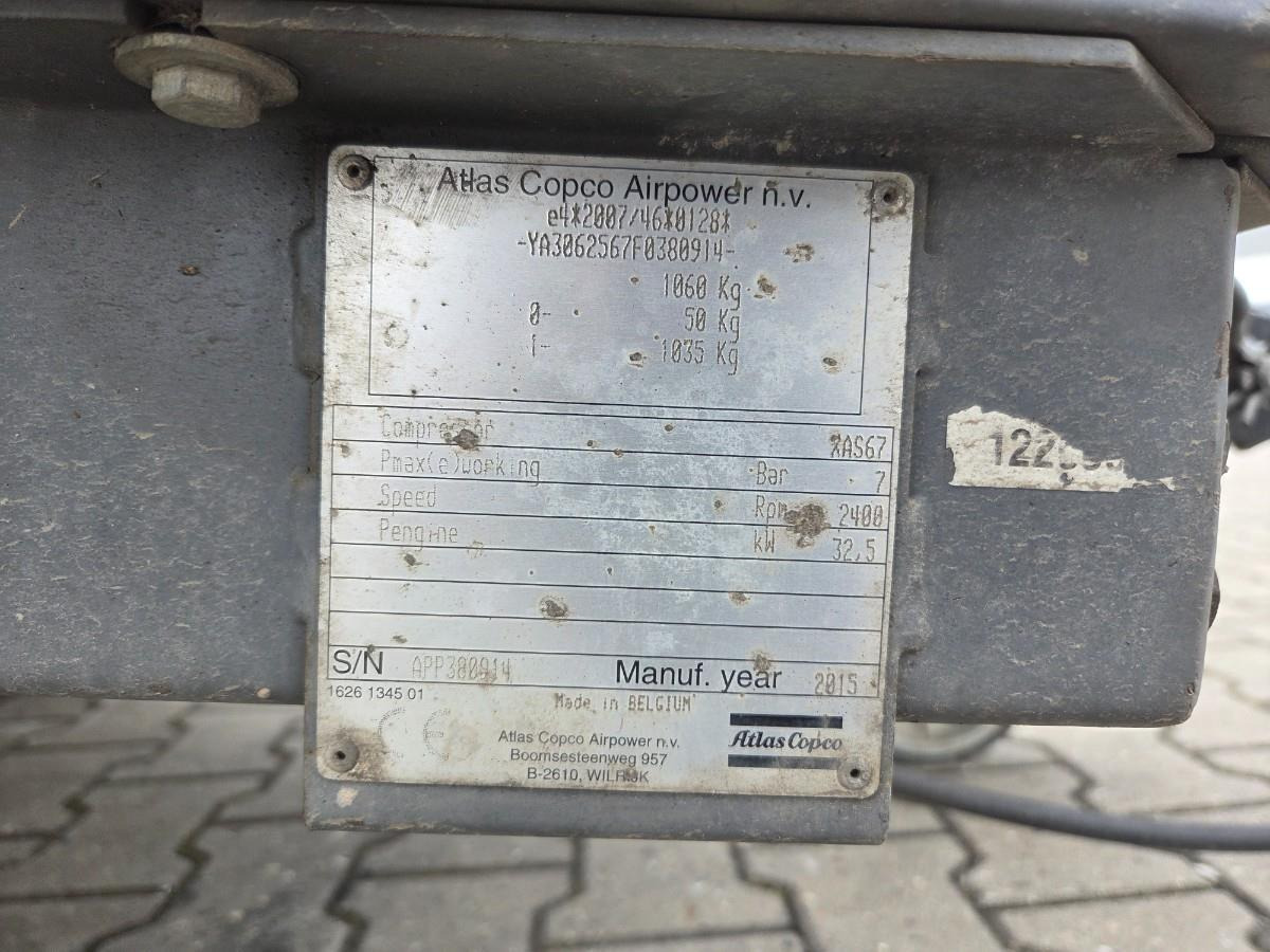 Atlas Copco XAS67 Compressor - Air compressor: picture 4 Atlas Copco XAS67 Compressor - Air compressor: picture 4