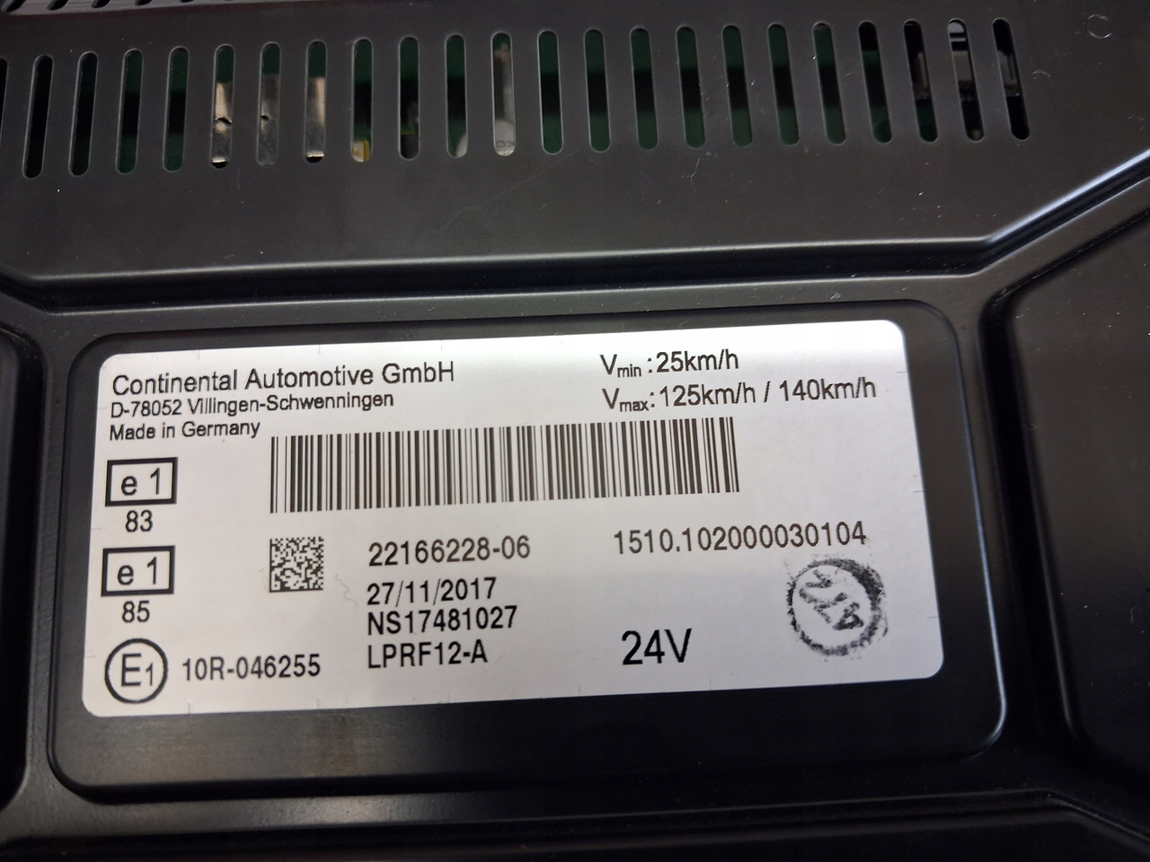 CONTINENTAL ZEGARY LICZNIKI AUTOMAT RENAULT GAMA T RANGE 22166228 - Dashboard for Truck: picture 3 CONTINENTAL ZEGARY LICZNIKI AUTOMAT RENAULT GAMA T RANGE 22166228 - Dashboard for Truck: picture 3