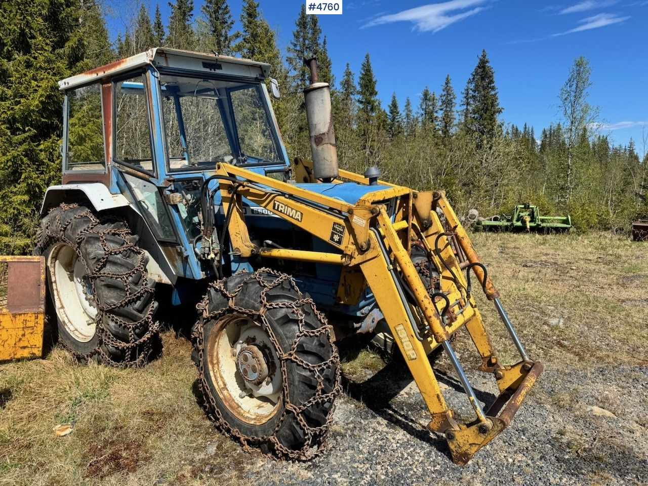 1978 Ford 6600 4x4 w/ Front Loader, Bucket, Twin Wheels and Winch. - Farm tractor: picture 5 1978 Ford 6600 4x4 w/ Front Loader, Bucket, Twin Wheels and Winch. - Farm tractor: picture 5