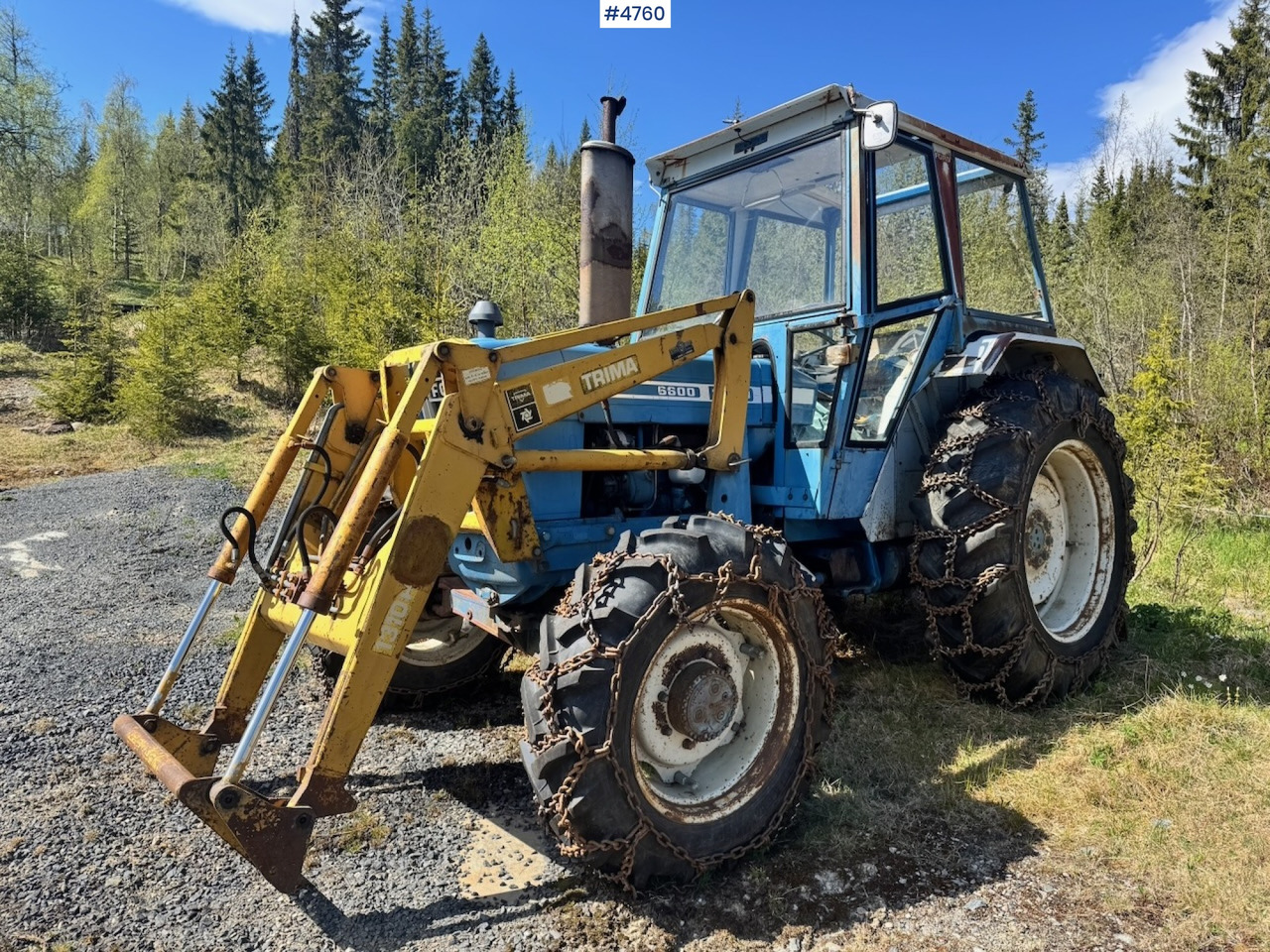 1978 Ford 6600 4x4 w/ Front Loader, Bucket, Twin Wheels and Winch. - Farm tractor: picture 2 1978 Ford 6600 4x4 w/ Front Loader, Bucket, Twin Wheels and Winch. - Farm tractor: picture 2