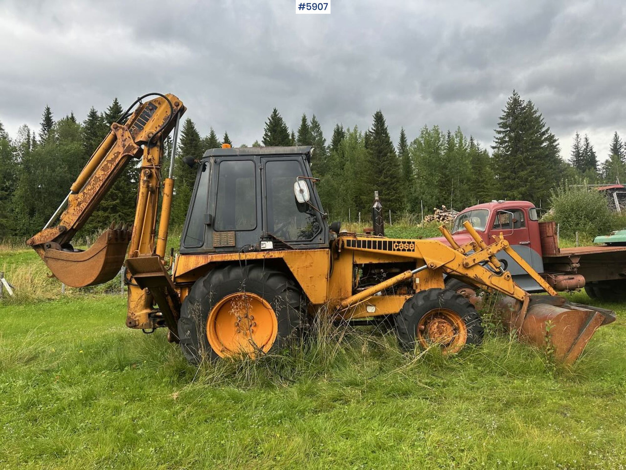 1979 CASE 580 backhoe. REP.OBJECT. WATCH VIDEO. - Farm tractor: picture 2 1979 CASE 580 backhoe. REP.OBJECT. WATCH VIDEO. - Farm tractor: picture 2