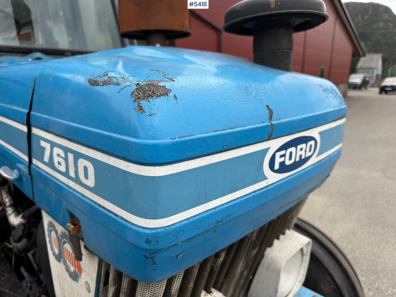 Farm tractor 1982 Ford 7610 w/ front loader.: picture 10