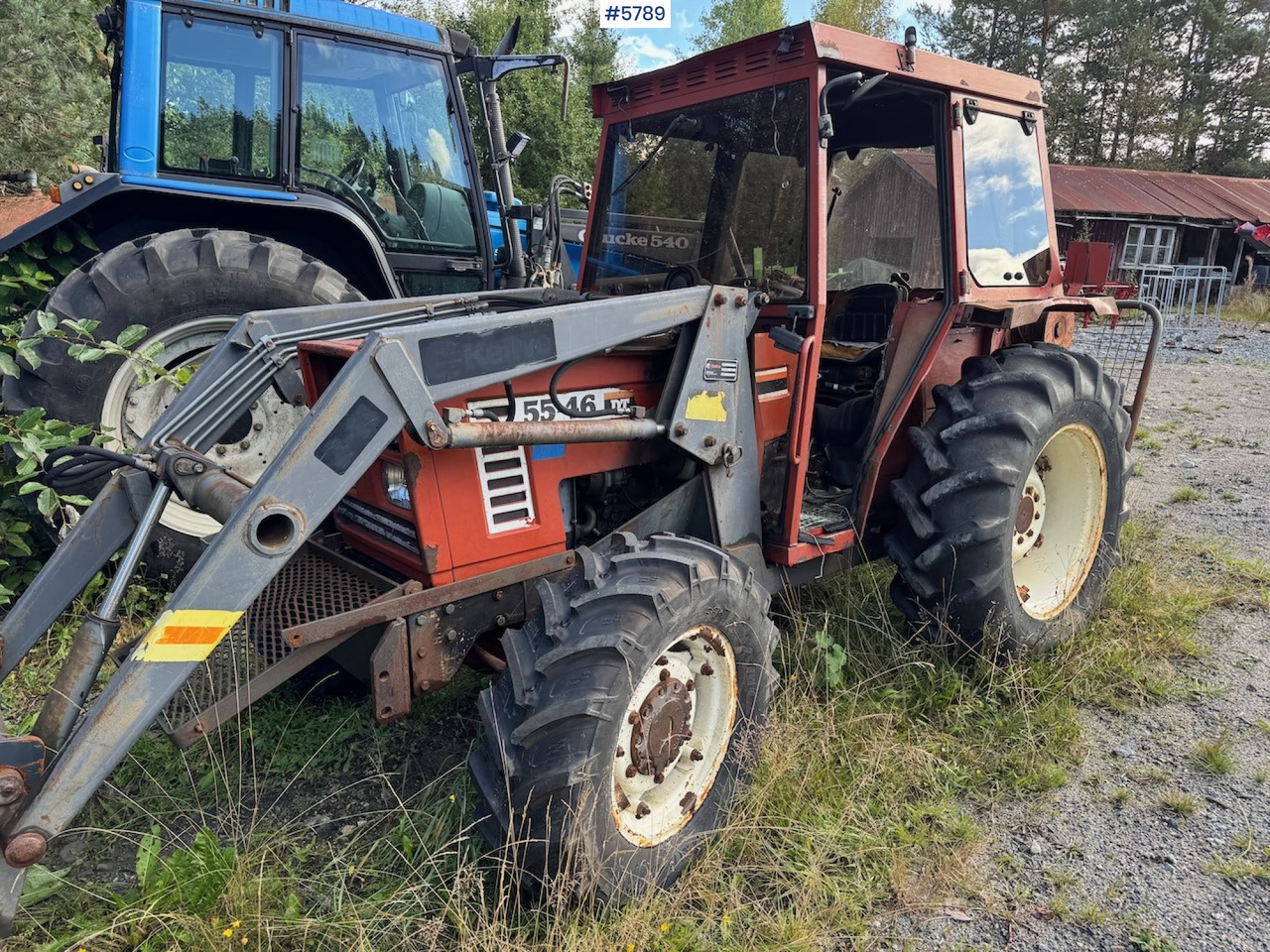 1986 Fiat 55-46 DT w/ front loader. - Farm tractor: picture 2 1986 Fiat 55-46 DT w/ front loader. - Farm tractor: picture 2