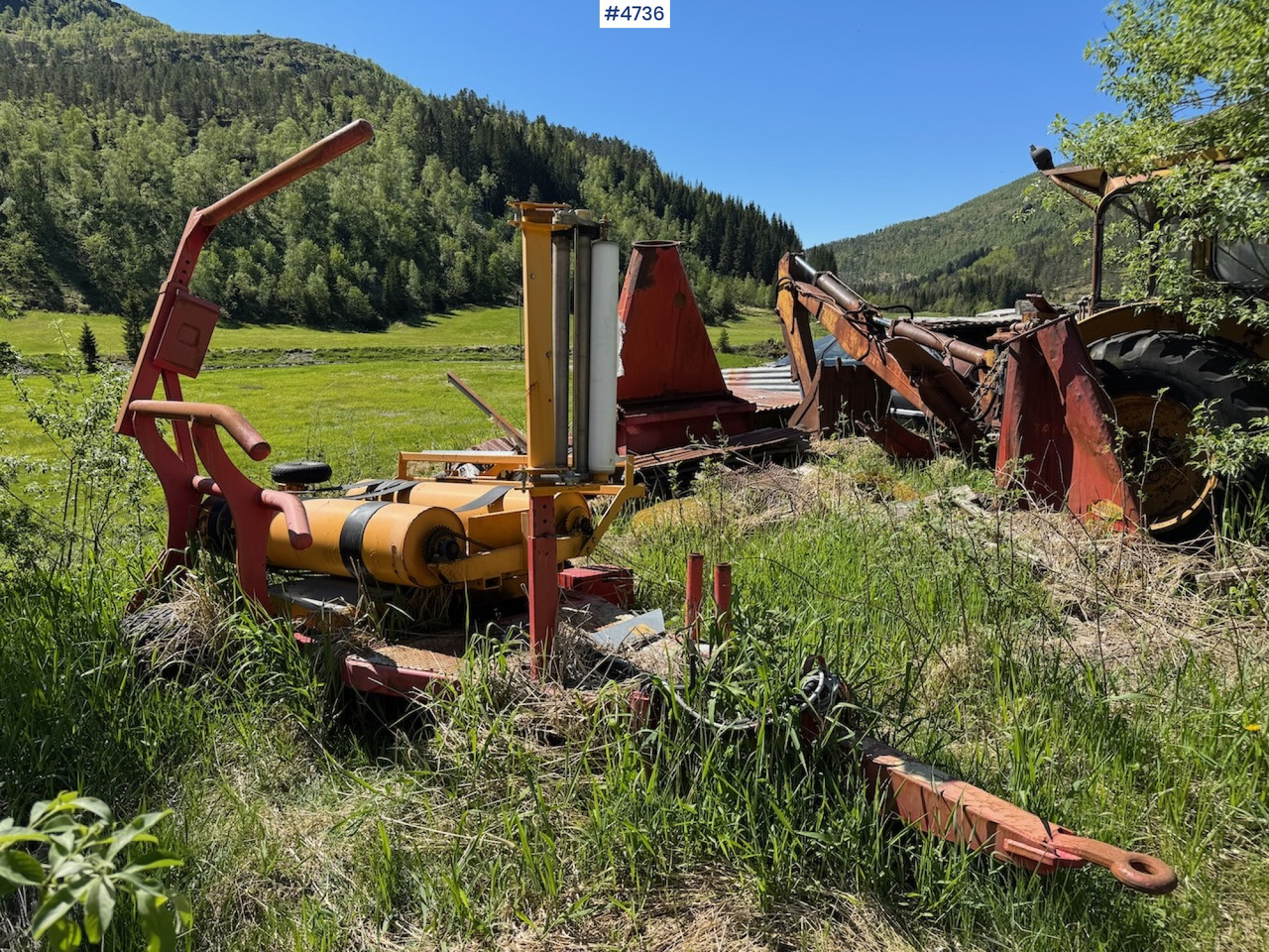 1997 Tellefsdal AW 4000 round bale wrapper - Hay and forage equipment: picture 2 1997 Tellefsdal AW 4000 round bale wrapper - Hay and forage equipment: picture 2