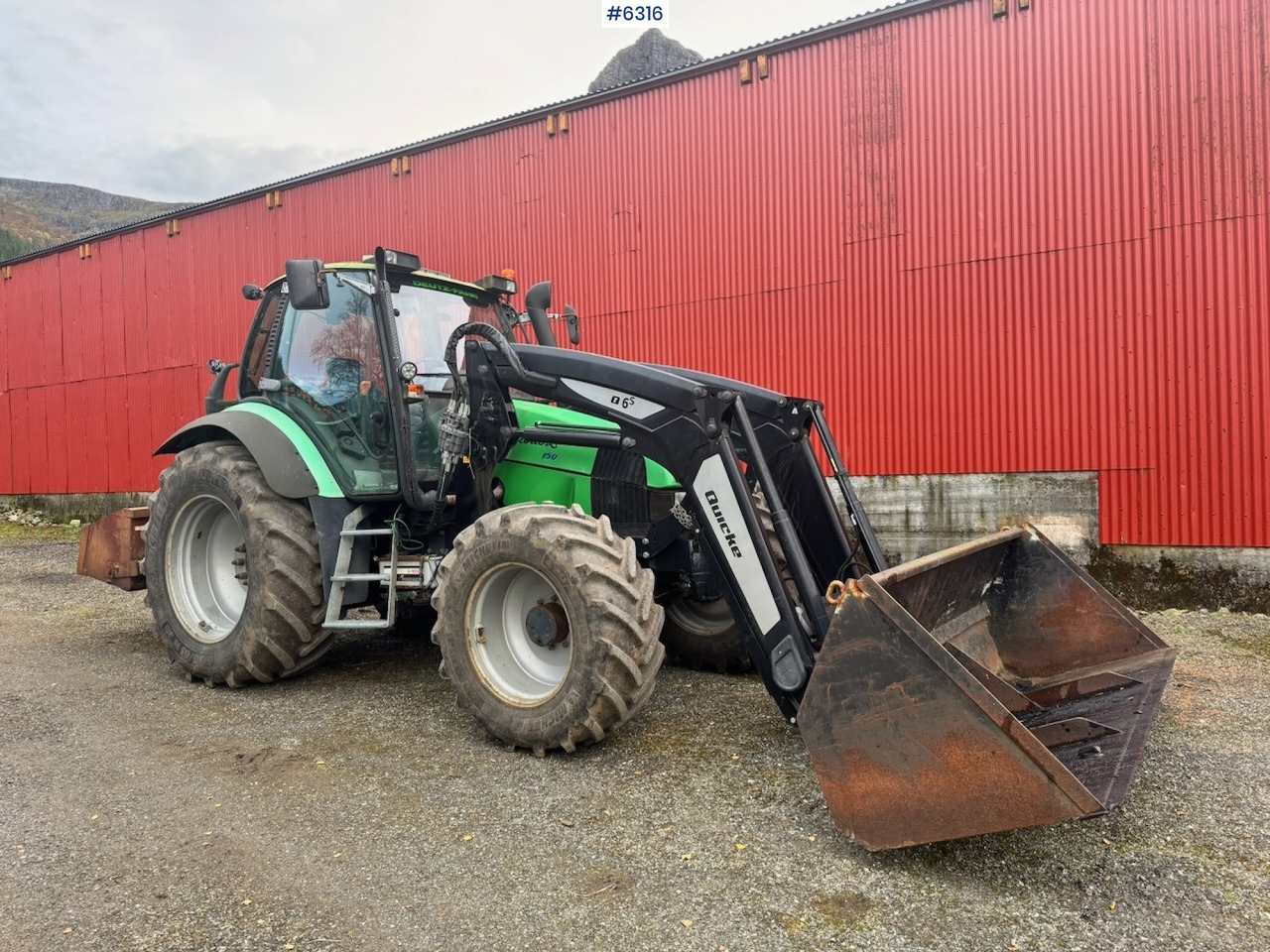 1999 Deutz Agrotron 150 w/ bucket and Front loader from 2020. - Farm tractor: picture 2 1999 Deutz Agrotron 150 w/ bucket and Front loader from 2020. - Farm tractor: picture 2