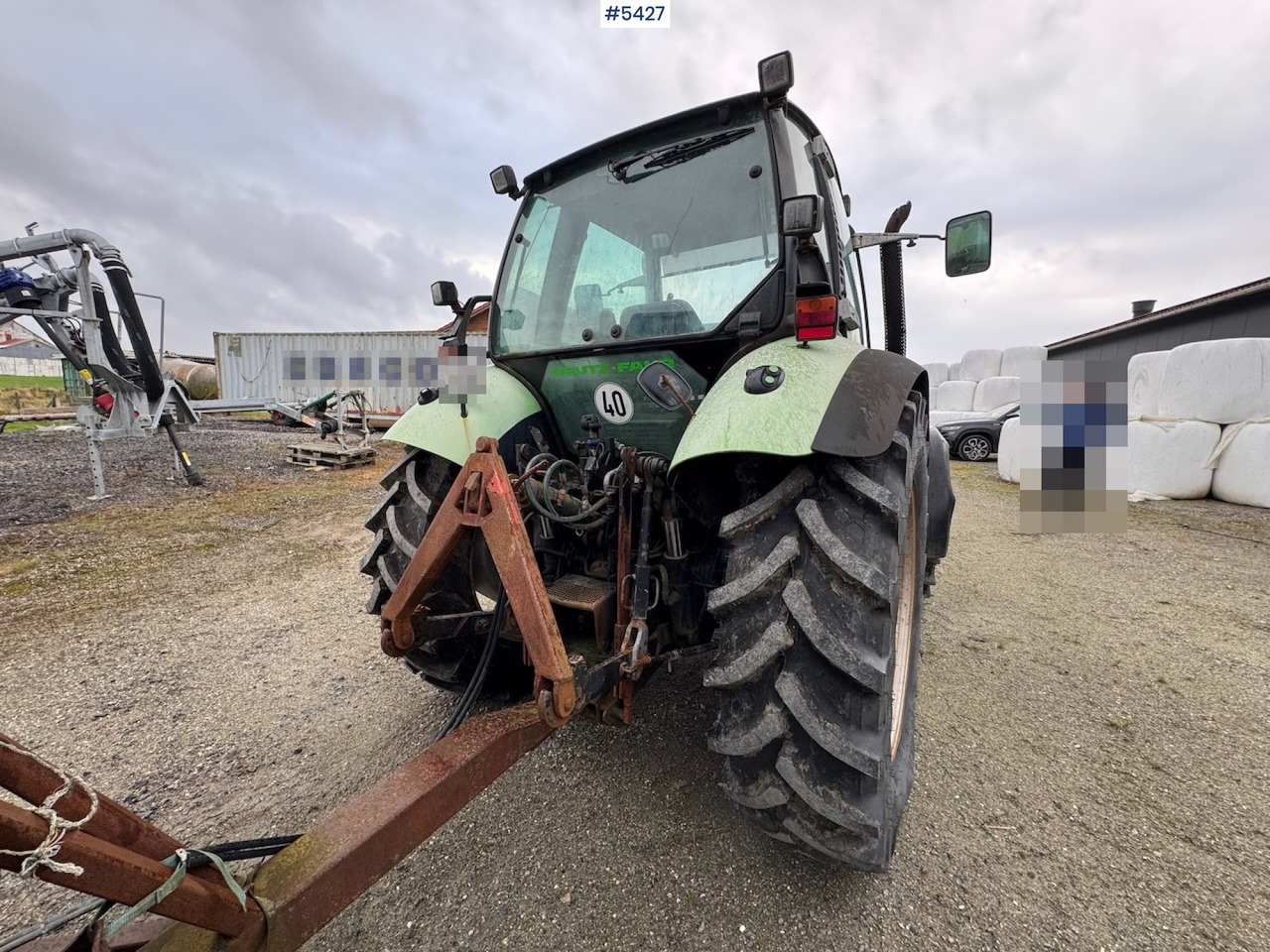 Farm tractor 2001 Deutz Fahr Agrotron 90 w/front loader.: picture 7