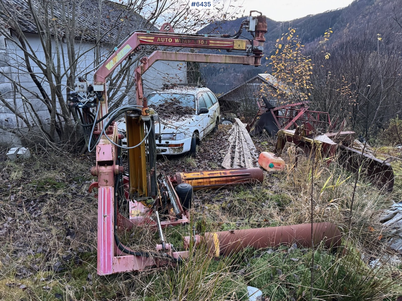 2001 Tellefsdal Auto Wrap 1300 Round bale wrapper. - Hay and forage equipment: picture 2 2001 Tellefsdal Auto Wrap 1300 Round bale wrapper. - Hay and forage equipment: picture 2