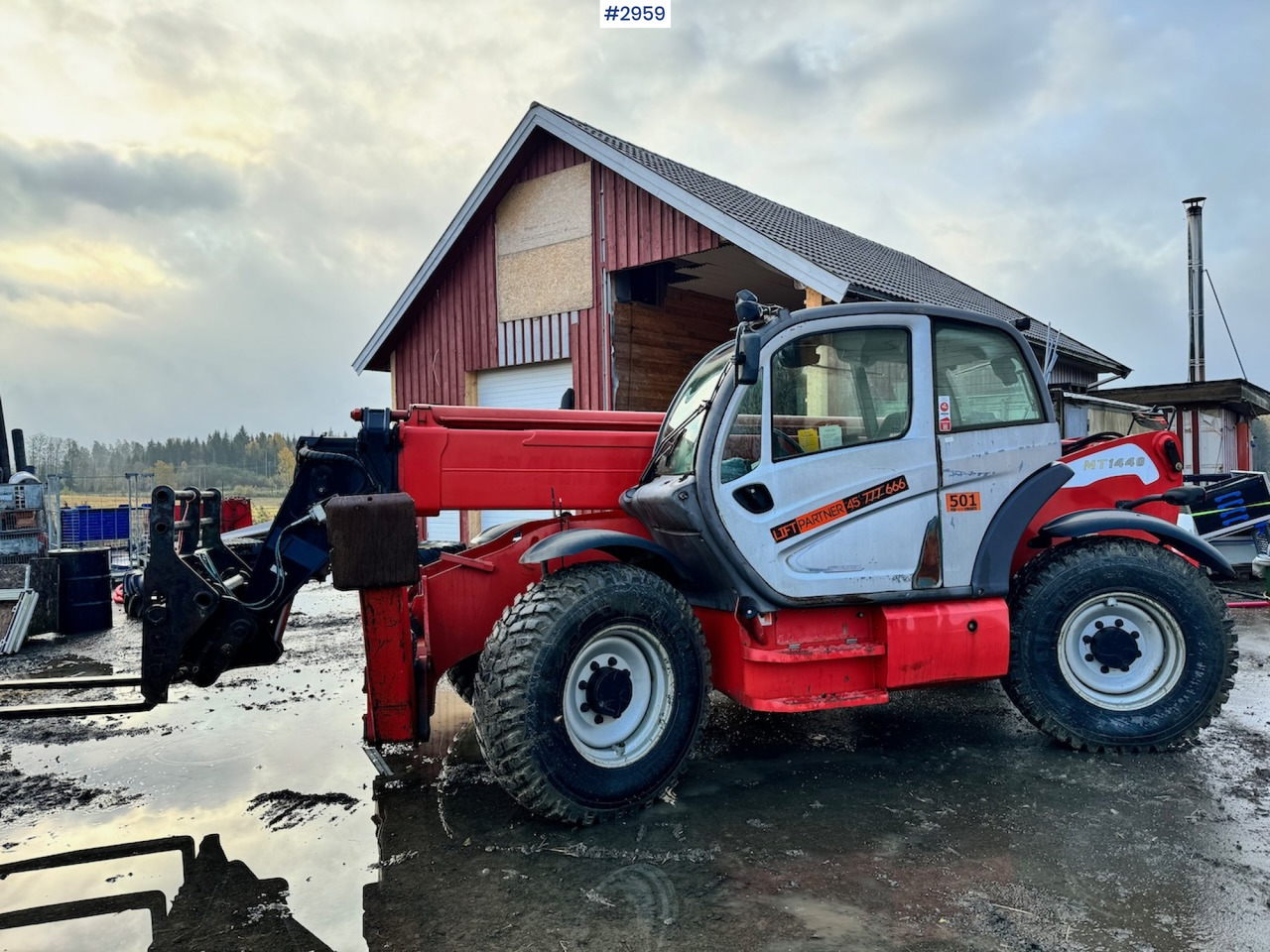 2009 Manitou MT 1440 Telescopic truck w/ Bucket, Pallet forks and Lifting jib - Telescopic handler: picture 2 2009 Manitou MT 1440 Telescopic truck w/ Bucket, Pallet forks and Lifting jib - Telescopic handler: picture 2