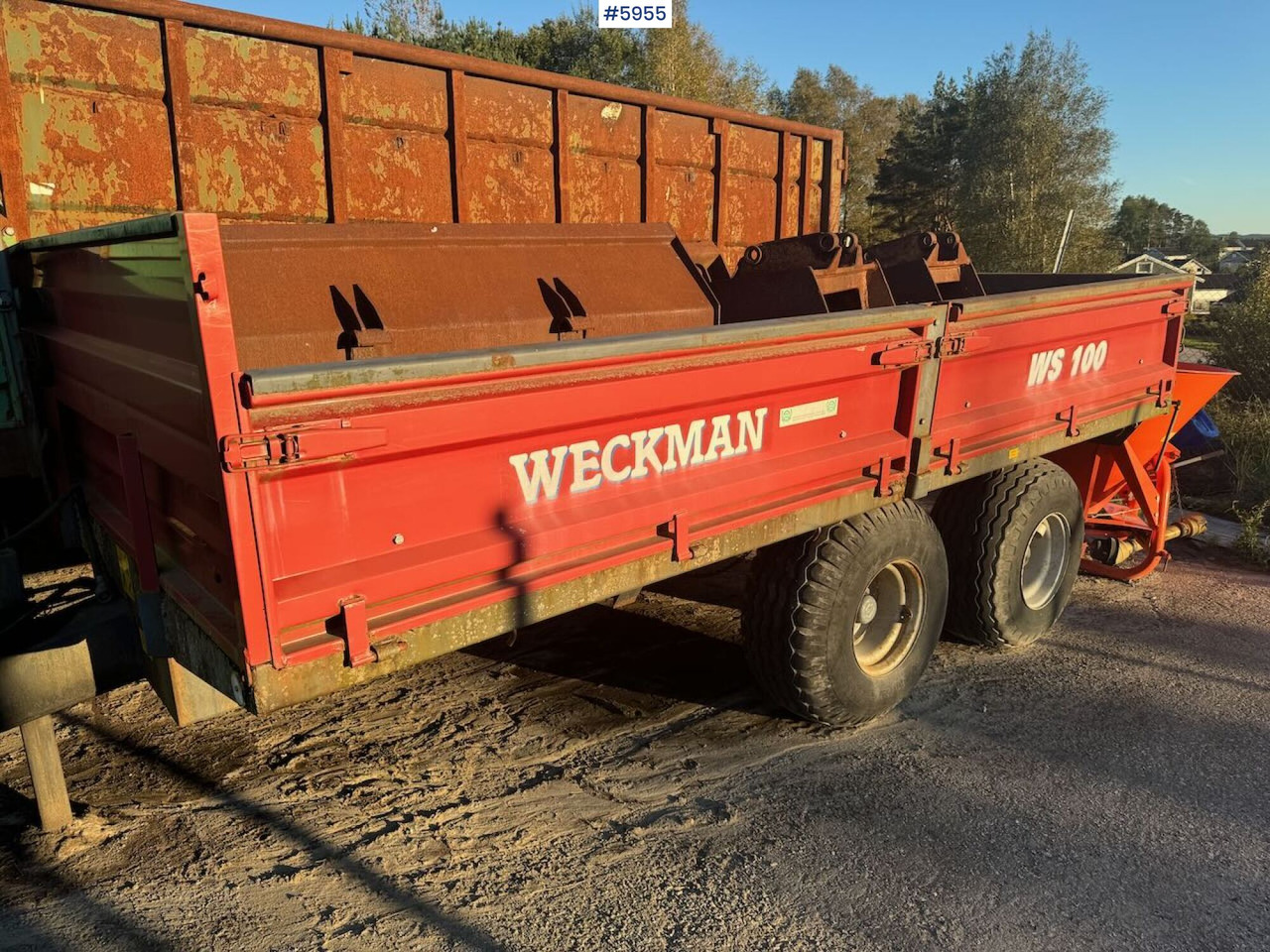 2011 Weckman WS100 - Farm trailer: picture 1 2011 Weckman WS100 - Farm trailer: picture 1